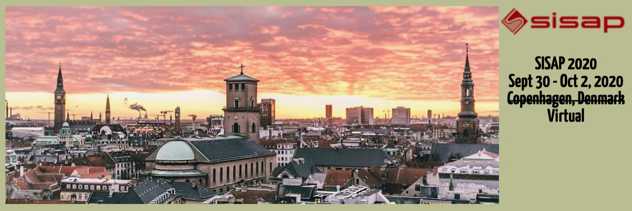 Copenhagen Skyline and SISAP logo