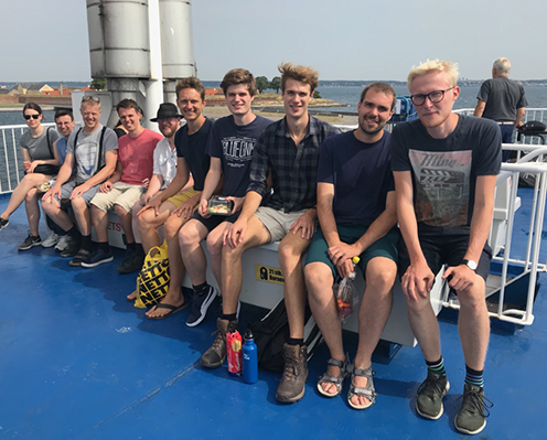 BARC group on the ferry to Sweden